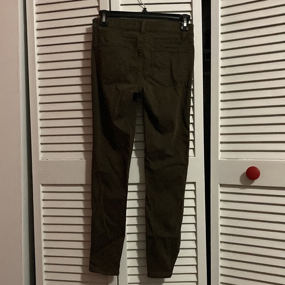 EUC Madewell Army green low rise skinny jeans size 24 - Picture 3 of 5